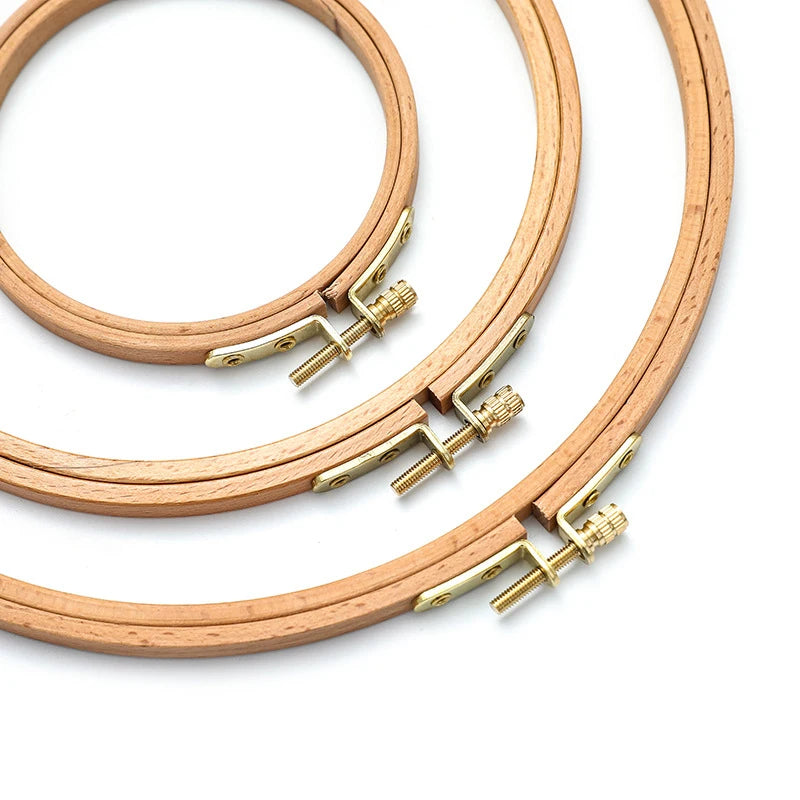 Beechwood Embroidery Hoop – 3–12 in Sizes