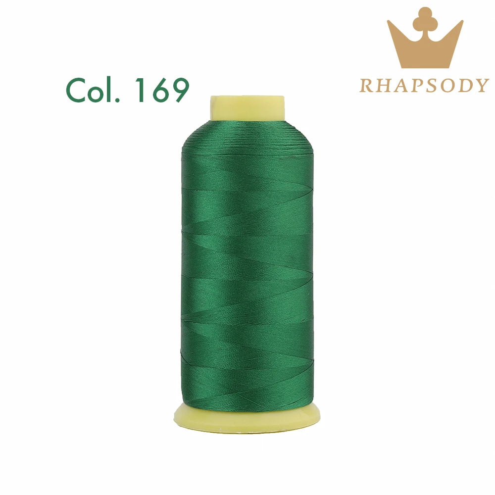 40WT Polyester Embroidery Thread – 5000 Meters per Spool | 128 Colors for Machine & Hand Embroidery