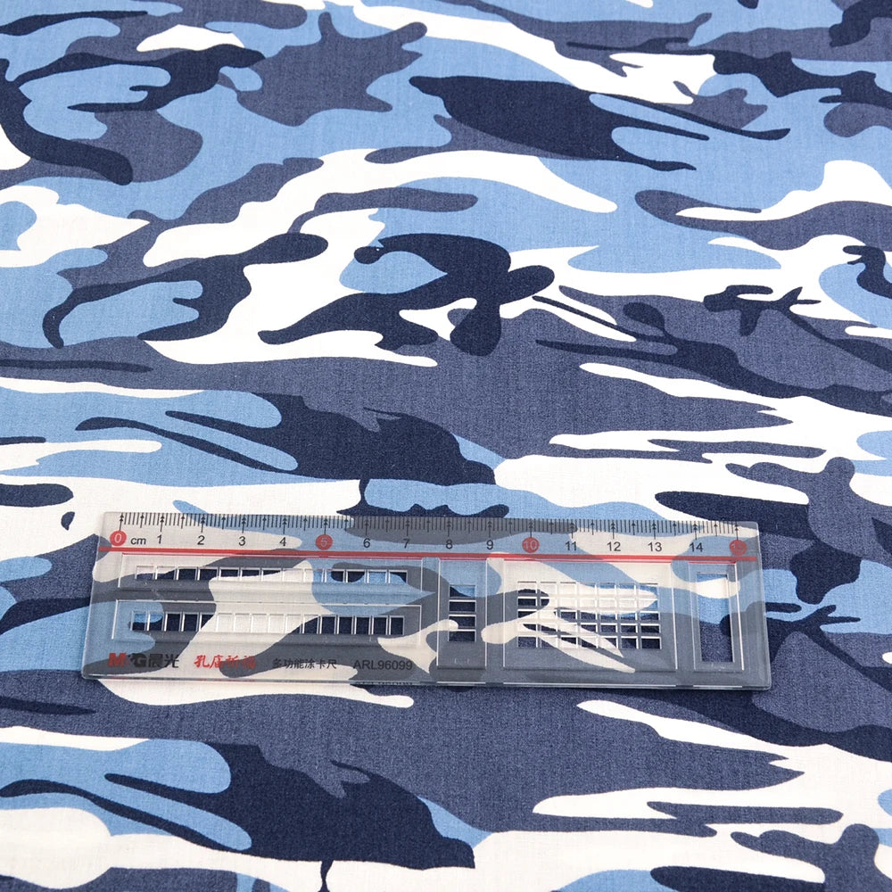 Camouflage Print 100% Cotton Poplin Quilting Fabric – 145cm Wide