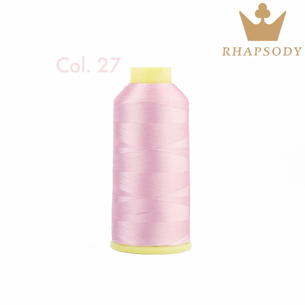 40WT Polyester Embroidery Thread – 5000 Meters per Spool | 128 Colors for Machine & Hand Embroidery
