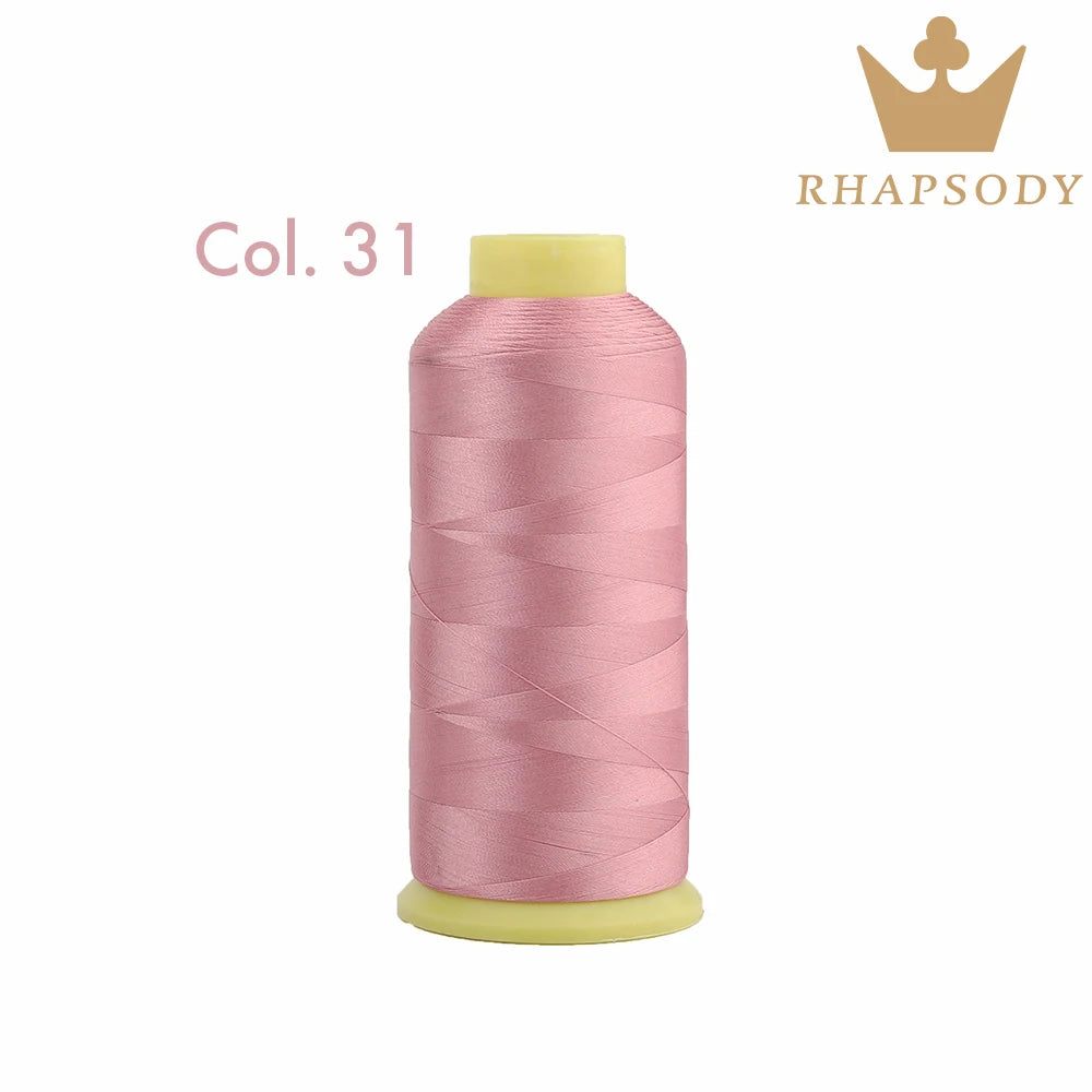 40WT Polyester Embroidery Thread – 5000 Meters per Spool | 128 Colors for Machine & Hand Embroidery