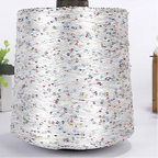 500G Hilo Fantasía de Lentejuelas Brillantes – Para Tejer a Mano y Ganchillo | Lentejuela de 3mm | 25 Colores