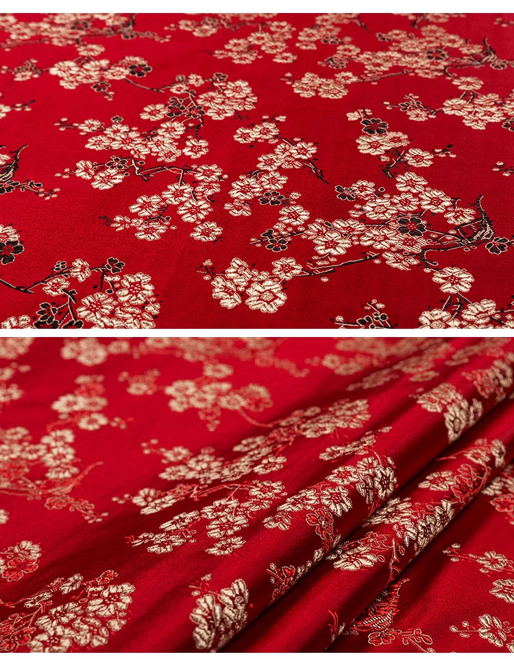 Brocade Jacquard Fabric by the Meter | Patterned Sewing & Quilting Cloth