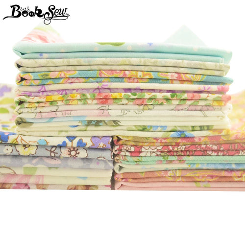 Fabric - 40 Precut Strips (6.35 X 49.78 cm) for Quilting And Sewing, 20 Floral Prints Assortment, 100% Material,