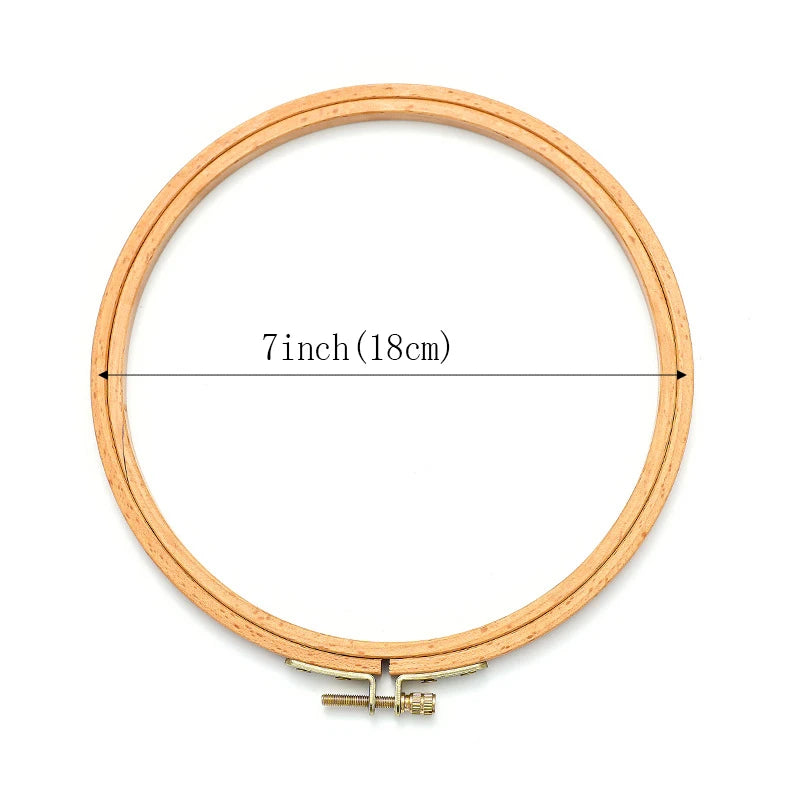 Beechwood Embroidery Hoop – 3–12 in Sizes