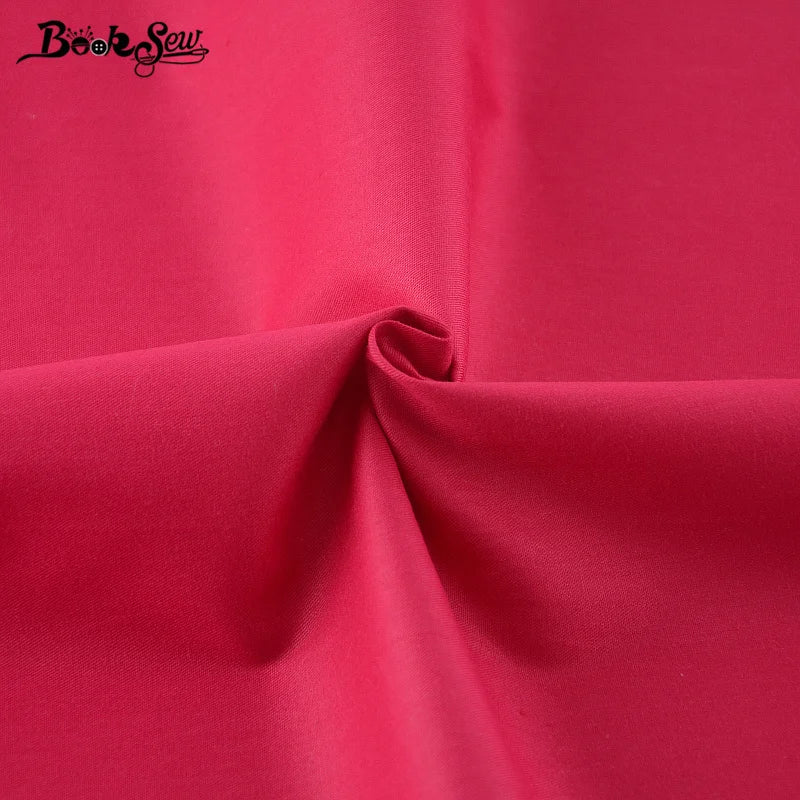 Classic Red Solid 100% Cotton Twill Fabric - Sold by the Cut for Quilting & Sewing