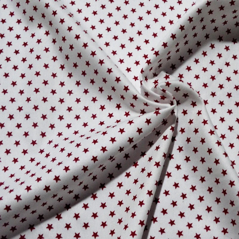 Christmas Twill Cotton Fabric – Santa, Trees & Holiday Prints, 0.5m x 1.6m