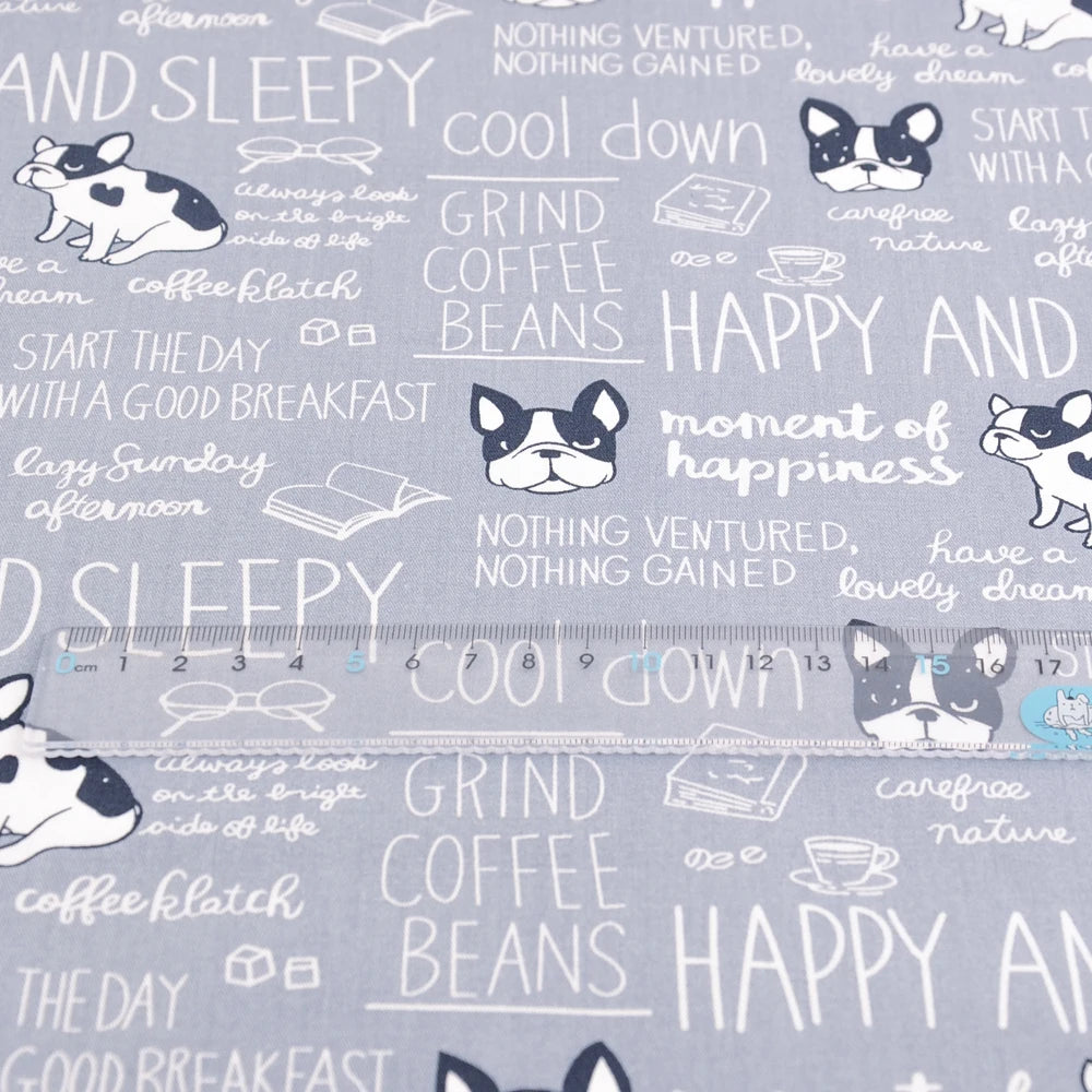 Teramila Cotton Fabric Meter Cute Cartoon Design Telas Tissu DIY Patchwork Quilts Dress Bedsheet For Baby Kids Home Textile