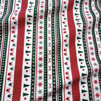 Christmas Twill Cotton Fabric – Santa, Trees & Holiday Prints, 0.5m x 1.6m