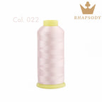 40WT Polyester Embroidery Thread – 5000 Meters per Spool | 128 Colors for Machine & Hand Embroidery