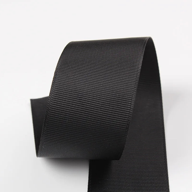 Solid-Color Polyester Ribbon – 10-Meter Roll