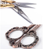 Tijeras de Costura y Manualidades Estilo Vintage – Acero Inoxidable Decorativo, 11,4 cm