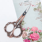 Tijeras de Costura y Manualidades Estilo Vintage – Acero Inoxidable Decorativo, 11,4 cm