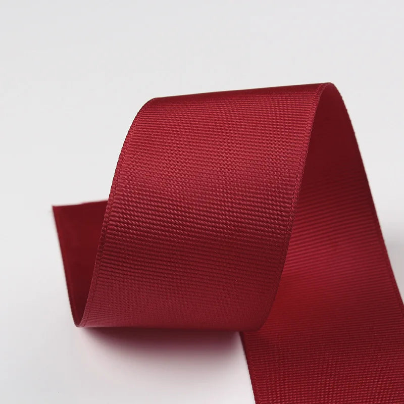 Solid-Color Polyester Ribbon – 10-Meter Roll