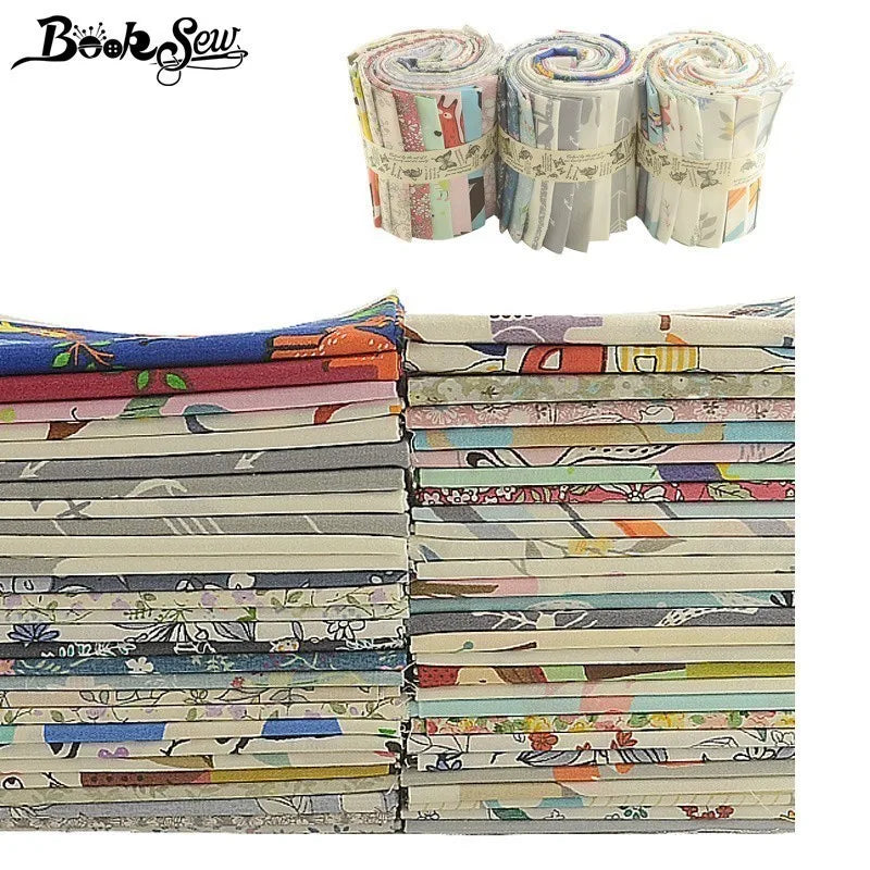 Cartoon & Floral Cotton Fabric Fat Eighths - 20x25cm Patchwork Fabric