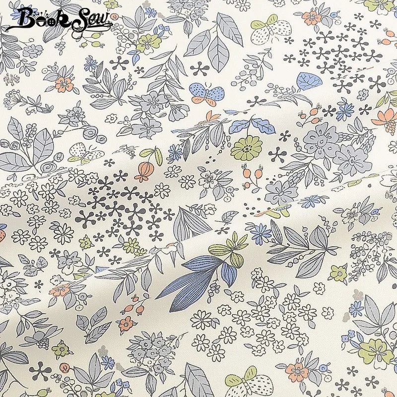 Cartoon & Floral Cotton Fabric Fat Eighths - 20x25cm Patchwork Fabric