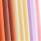 Juego de telas de sarga de algodón de color liso de 38 piezas – 20 x 30 cm (8" x 12") | 38 colores únicos