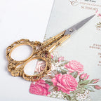 Tijeras de Costura y Manualidades Estilo Vintage – Acero Inoxidable Decorativo, 11,4 cm