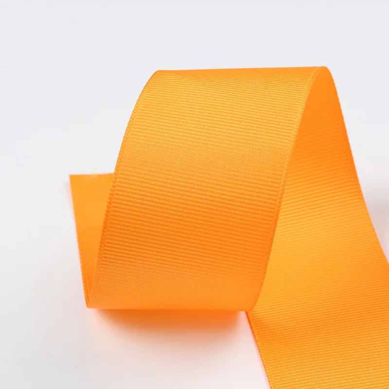Solid-Color Polyester Ribbon – 10-Meter Roll