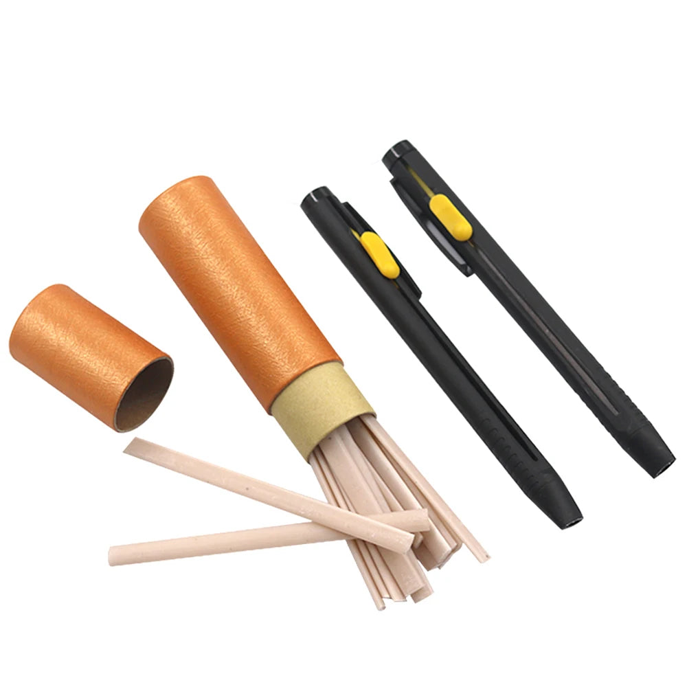 Disappearing Tailor's Chalk Pen Set – Push-Button, Refillable, Heat Erasable, 2-Pack