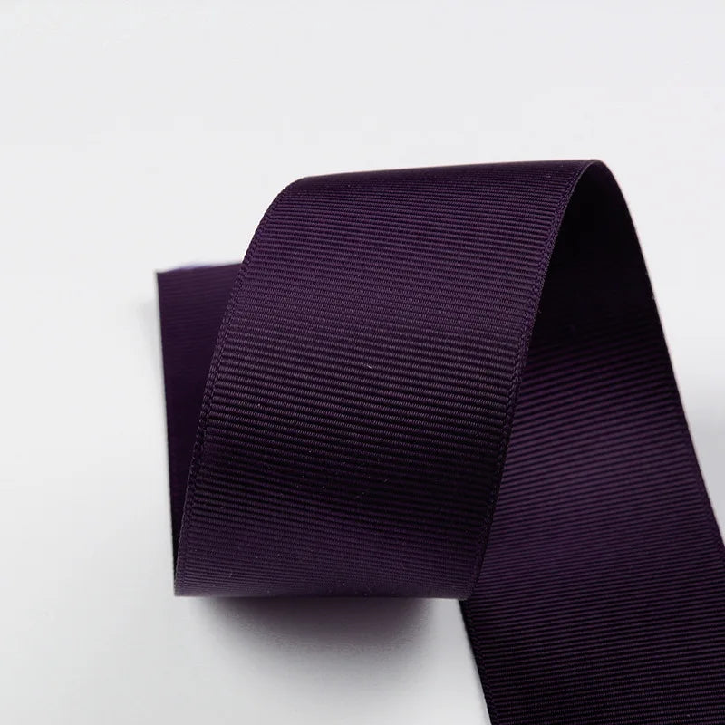Solid-Color Polyester Ribbon – 10-Meter Roll