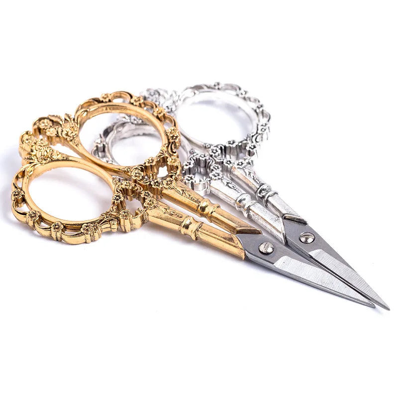 Tijeras de Costura y Manualidades Estilo Vintage – Acero Inoxidable Decorativo, 11,4 cm
