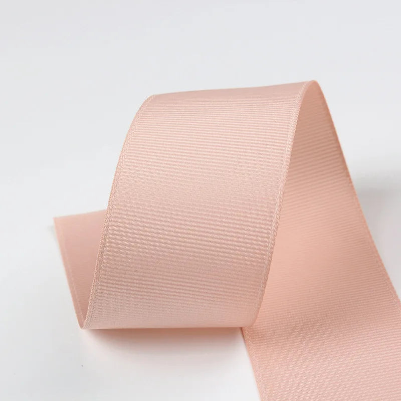 Solid-Color Polyester Ribbon – 10-Meter Roll