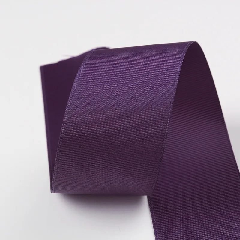 Solid-Color Polyester Ribbon – 10-Meter Roll