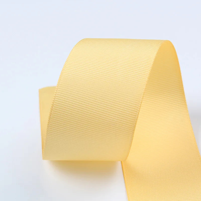 Solid-Color Polyester Ribbon – 10-Meter Roll