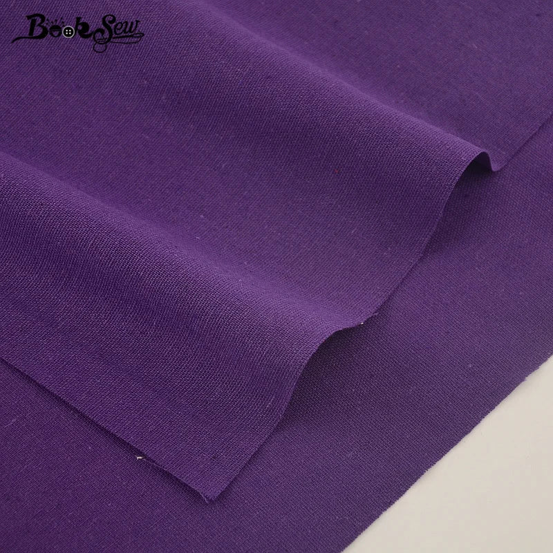 Purple Cotton Linen Fabric — 145cm Wide, Sold by the Half Meter
