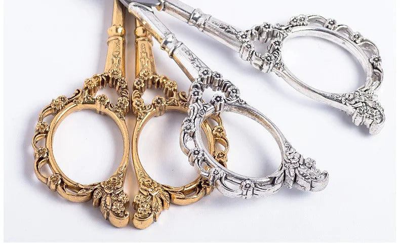 Tijeras de Costura y Manualidades Estilo Vintage – Acero Inoxidable Decorativo, 11,4 cm