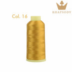 40WT Polyester Embroidery Thread – 5000 Meters per Spool | 128 Colors for Machine & Hand Embroidery
