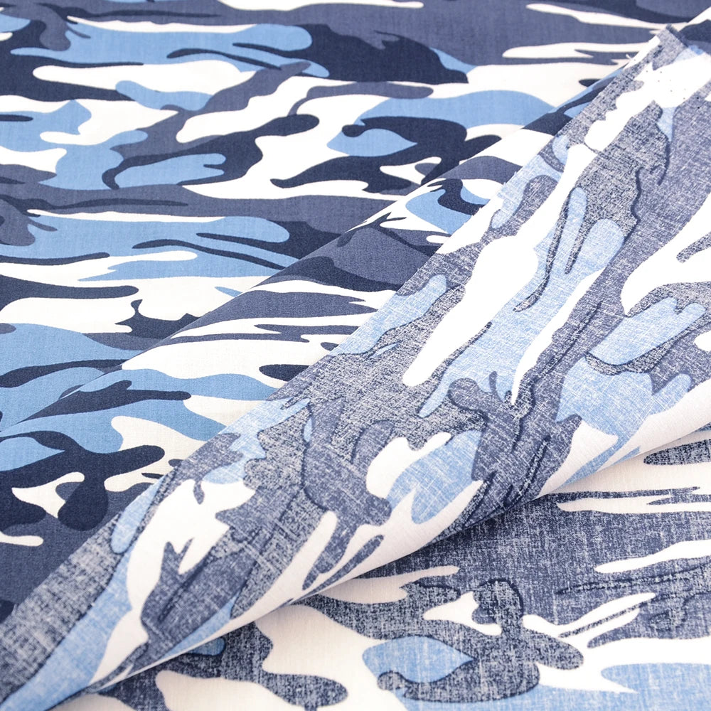 Camouflage Print 100% Cotton Poplin Quilting Fabric – 145cm Wide