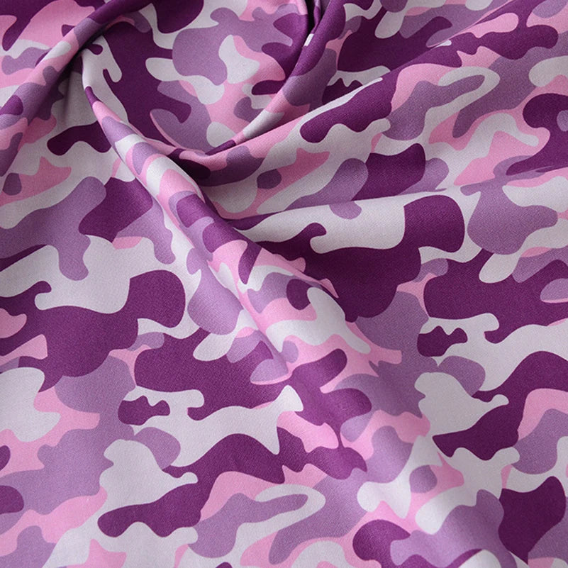 Camouflage Cotton Fabric | Digital Print | 145cm Wide | Sold by the Half Meter