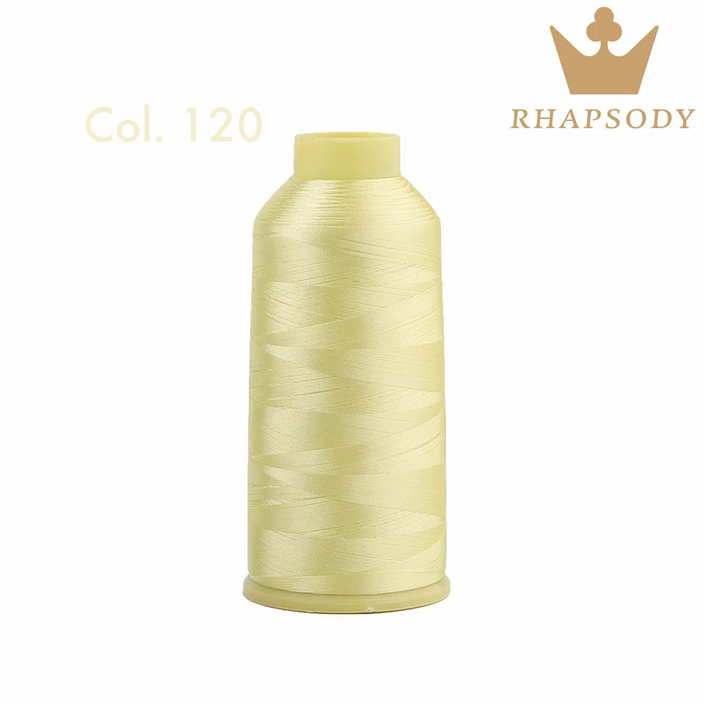 40WT Polyester Embroidery Thread – 5000 Meters per Spool | 128 Colors for Machine & Hand Embroidery