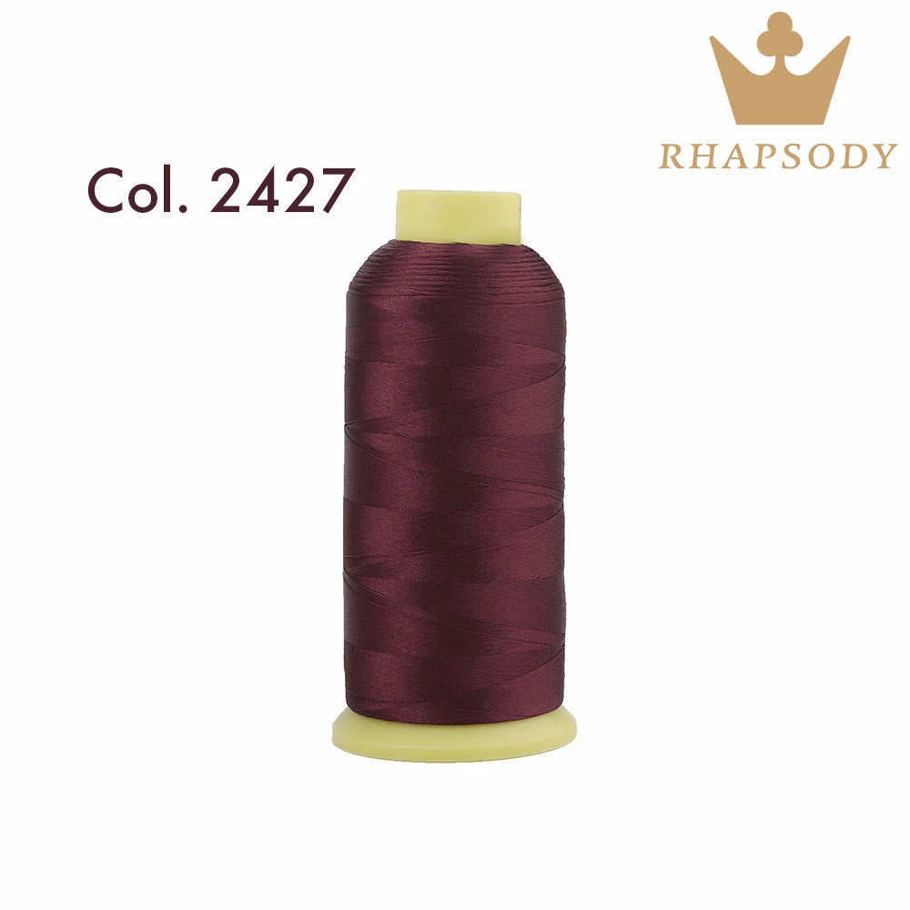 40WT Polyester Embroidery Thread – 5000 Meters per Spool | 128 Colors for Machine & Hand Embroidery