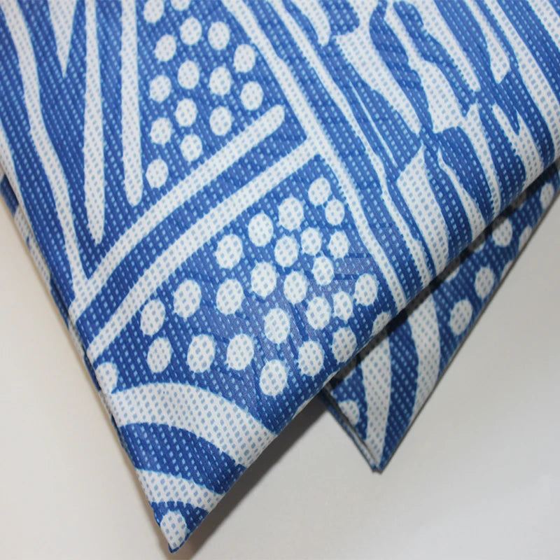 African Ankara Wax Print Fabric – 100% Polyester, 6 Yards (110cm Wide) – Floral Batik for Dresses & Banquet Wear