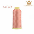 40WT Polyester Embroidery Thread – 5000 Meters per Spool | 128 Colors for Machine & Hand Embroidery
