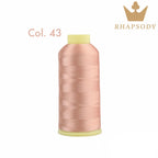 40WT Polyester Embroidery Thread – 5000 Meters per Spool | 128 Colors for Machine & Hand Embroidery