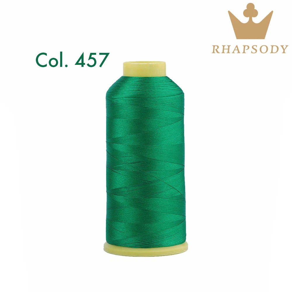 40WT Polyester Embroidery Thread – 5000 Meters per Spool | 128 Colors for Machine & Hand Embroidery