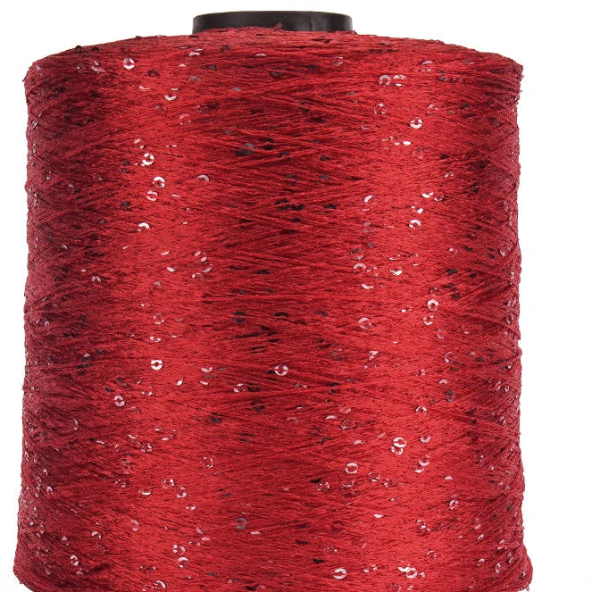 500G Hilo Fantasía de Lentejuelas Brillantes – Para Tejer a Mano y Ganchillo | Lentejuela de 3mm | 25 Colores