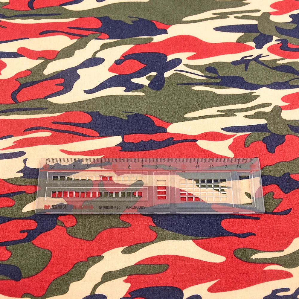 Camouflage Print 100% Cotton Poplin Quilting Fabric – 145cm Wide