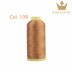 40WT Polyester Embroidery Thread – 5000 Meters per Spool | 128 Colors for Machine & Hand Embroidery