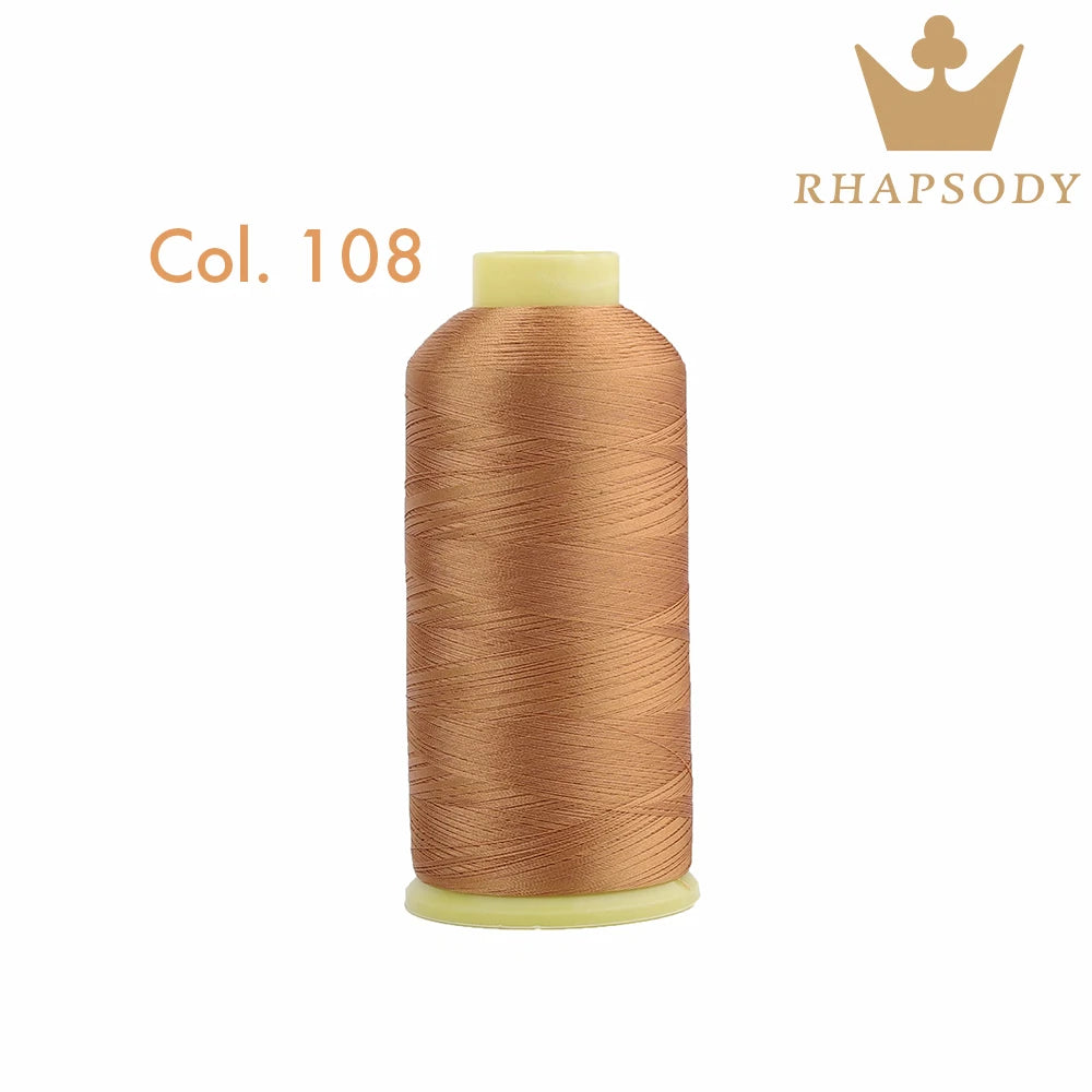 40WT Polyester Embroidery Thread – 5000 Meters per Spool | 128 Colors for Machine & Hand Embroidery