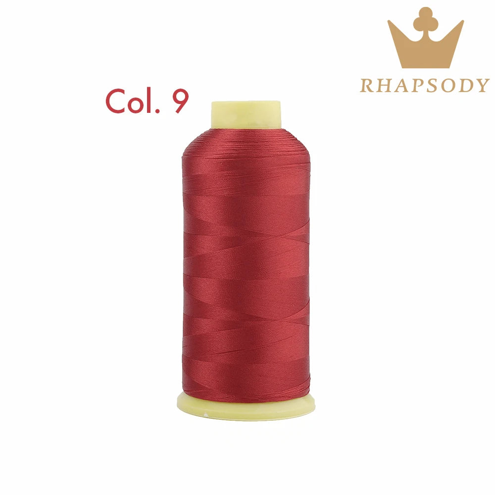 40WT Polyester Embroidery Thread – 5000 Meters per Spool | 128 Colors for Machine & Hand Embroidery