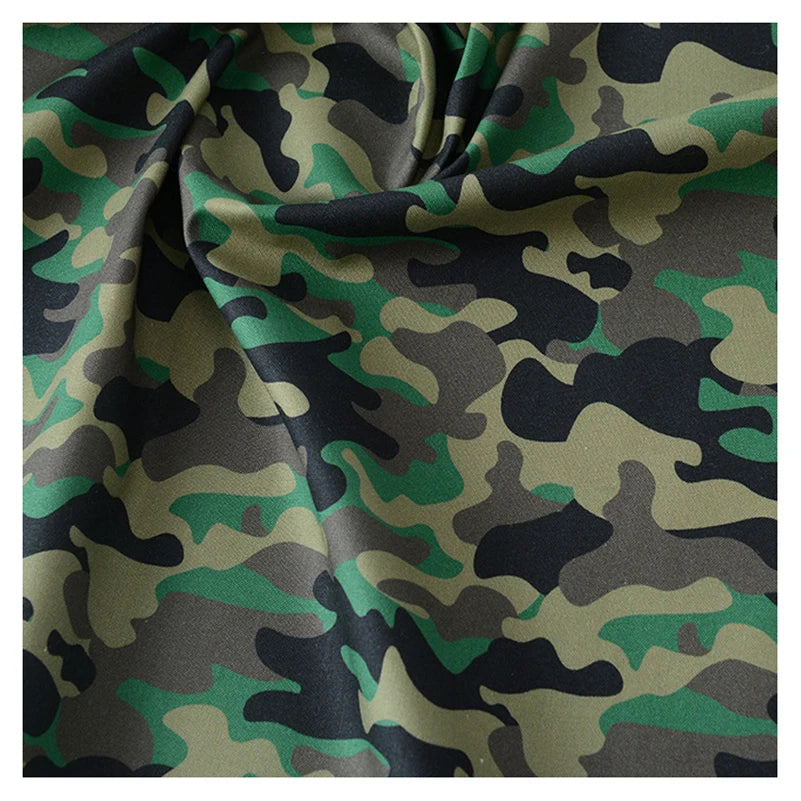 Camouflage Cotton Fabric | Digital Print | 145cm Wide | Sold by the Half Meter