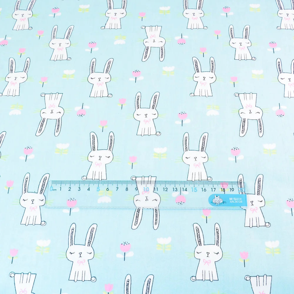 Teramila Cotton Fabric Meter Cute Cartoon Design Telas Tissu DIY Patchwork Quilts Dress Bedsheet For Baby Kids Home Textile