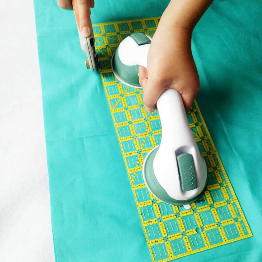 Quilting Ruler Handle with Strong Suction – Patchwork & Quilting Tool, 6 Colors