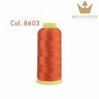 40WT Polyester Embroidery Thread – 5000 Meters per Spool | 128 Colors for Machine & Hand Embroidery