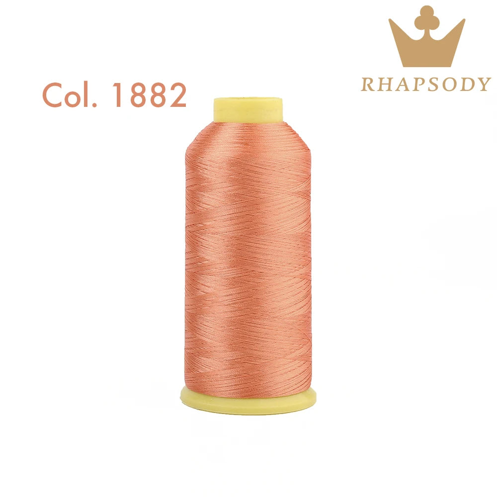 40WT Polyester Embroidery Thread – 5000 Meters per Spool | 128 Colors for Machine & Hand Embroidery